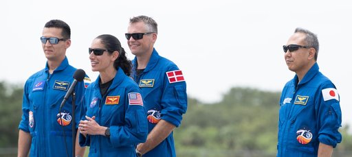 NASA’s SpaceX Crew-7 Crew Arrival for Prelaunch Activities
