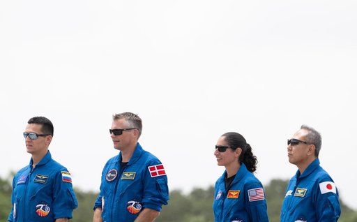 NASA’s SpaceX Crew-7 Crew Arrival for Prelaunch Activities