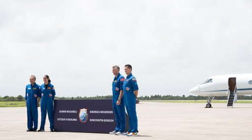 NASA’s SpaceX Crew-7 Crew Arrival for Prelaunch Activities