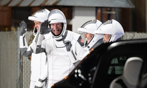 NASA’s SpaceX Crew-7 Crew Walkout