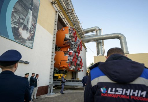 Expedition 70 Soyuz Rollout