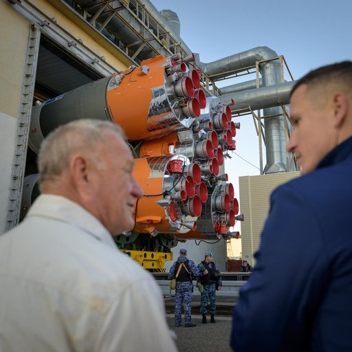 Expedition 70 Soyuz Rollout