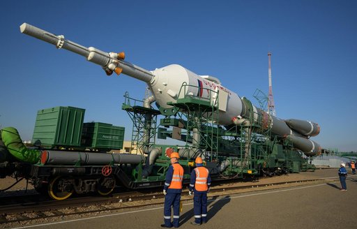 Expedition 70 Soyuz Rollout