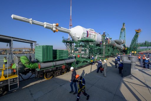 Expedition 70 Soyuz Rollout