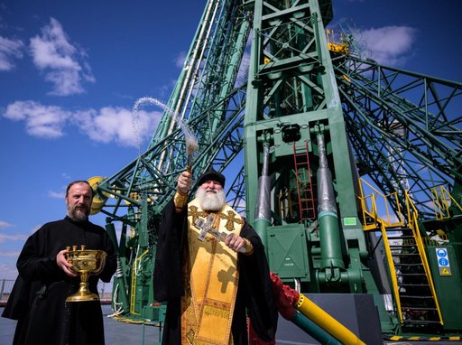 Expedition 70 Soyuz Blessing