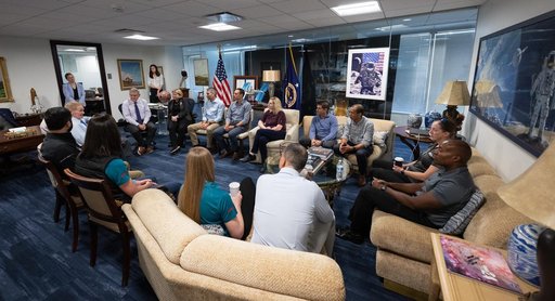 2021 Astronaut Candidates with NASA Senior Leadership