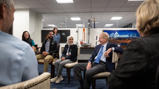 2021 Astronaut Candidates with NASA Senior Leadership