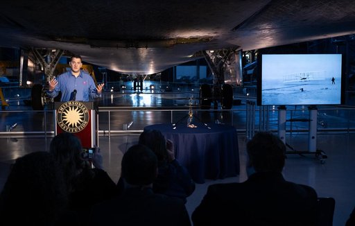 Ingenuity Mars Helicopter Prototype Donation to NASM