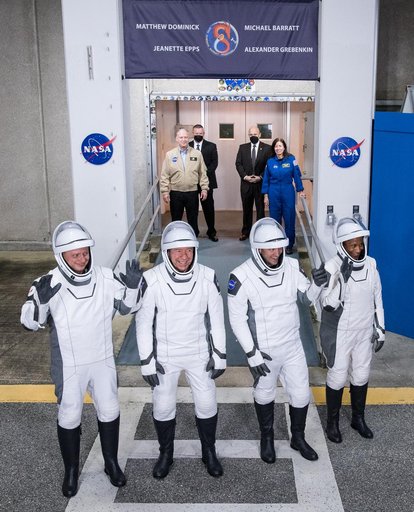 NASA’s SpaceX Crew-8 Crew Walkout