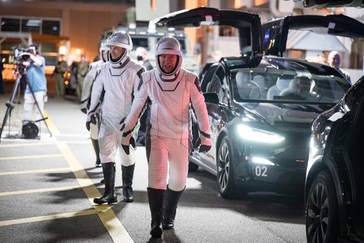 NASA’s SpaceX Crew-8 Crew Walkout