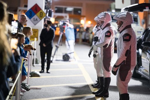 NASA’s SpaceX Crew-8 Crew Walkout