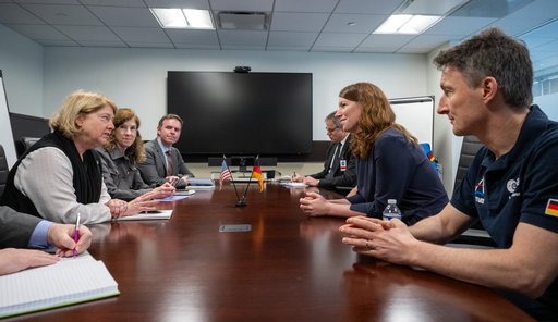 Pam Melroy meets with German Coordinator Anna Christmann