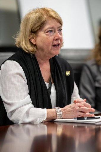 Pam Melroy meets with German Coordinator Anna Christmann