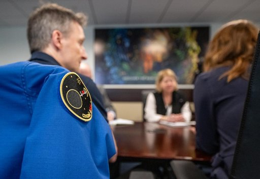 Pam Melroy meets with German Coordinator Anna Christmann