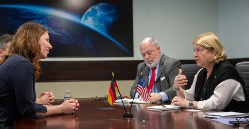Pam Melroy meets with German Coordinator Anna Christmann