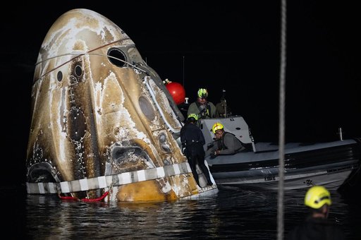 NASA’s SpaceX Crew-7 Splashdown