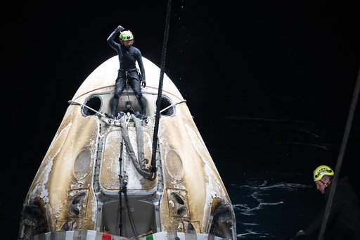 NASA’s SpaceX Crew-7 Splashdown