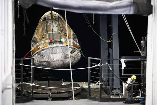 NASA’s SpaceX Crew-7 Splashdown