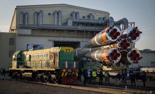 Expedition 71 Soyuz Rollout