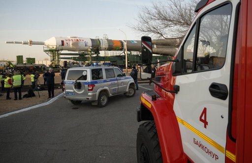 Expedition 71 Soyuz Rollout