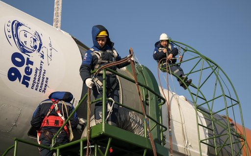 Expedition 71 Soyuz Rollout