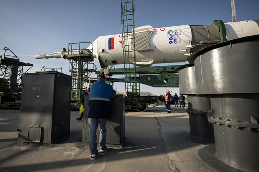 Expedition 71 Soyuz Rollout