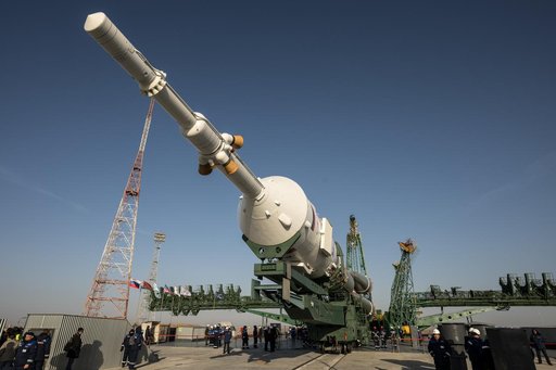 Expedition 71 Soyuz Rollout