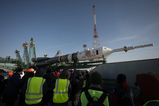 Expedition 71 Soyuz Rollout
