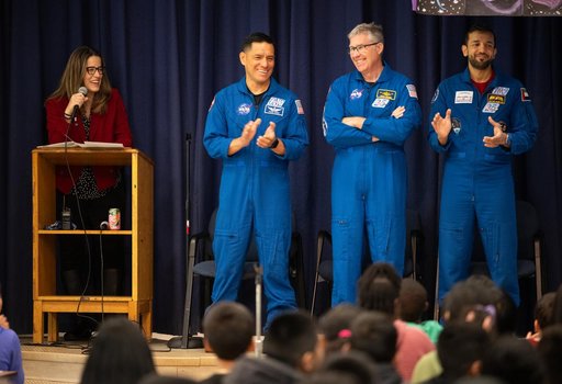 Expediton 69 Postflight Visit to Rolling Terrace Elementary Scho