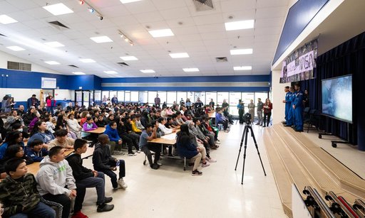 Expediton 69 Postflight Visit to Rolling Terrace Elementary Scho