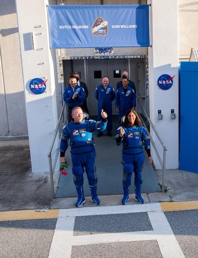 NASA’s Boeing Crew Flight Test Walkout