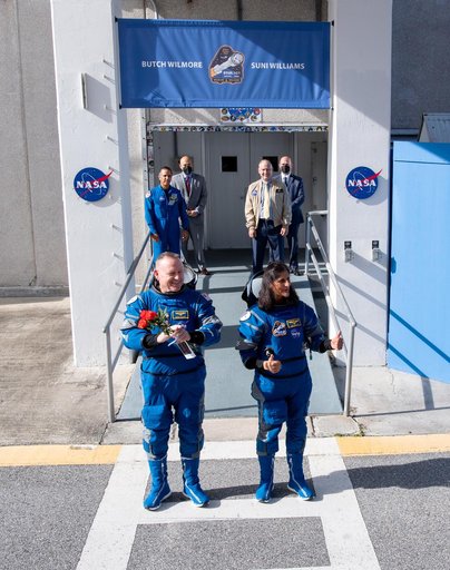 NASA’s Boeing Crew Flight Test Walkout