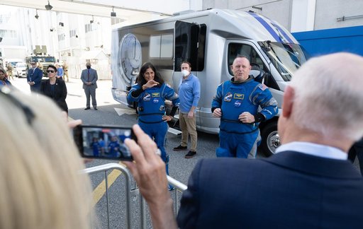 NASA’s Boeing Crew Flight Test Walkout