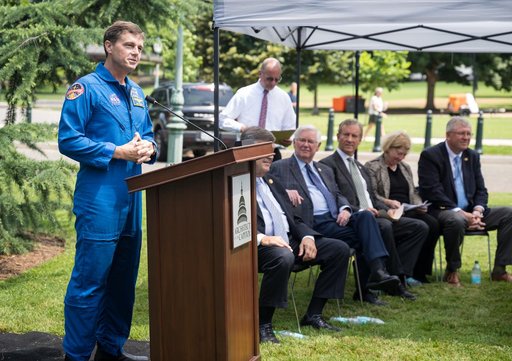 Artemis II Astronauts Participate in Moon Tree Dedication Ceremo