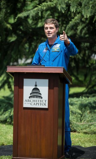 Artemis II Astronauts Participate in Moon Tree Dedication Ceremo