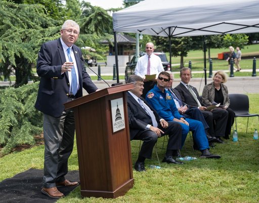 Artemis II Astronauts Participate in Moon Tree Dedication Ceremo