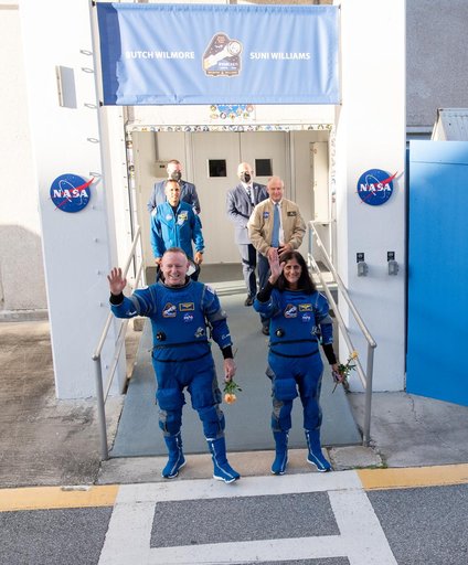 NASA’s Boeing Crew Flight Test Walkout
