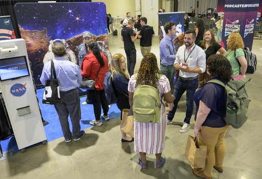 NASA Participates in the Podcast Movement