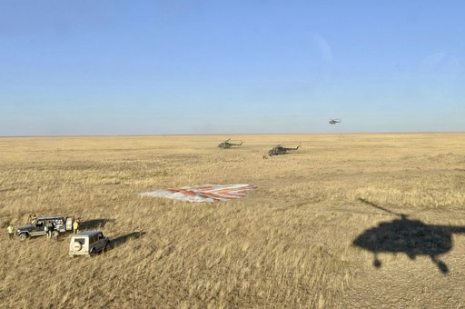 Expedition 71 Soyuz Landing