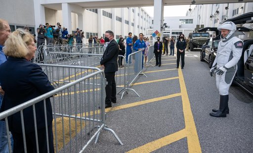 NASA’s SpaceX Crew-9 Crew Walkout