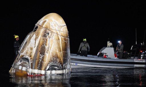 NASA’s SpaceX Crew-8 Splashdown