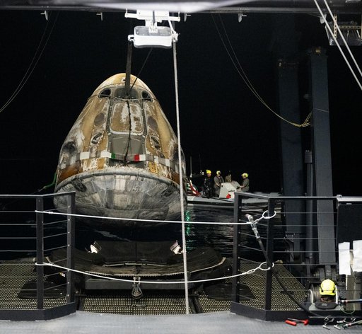 NASA’s SpaceX Crew-8 Splashdown