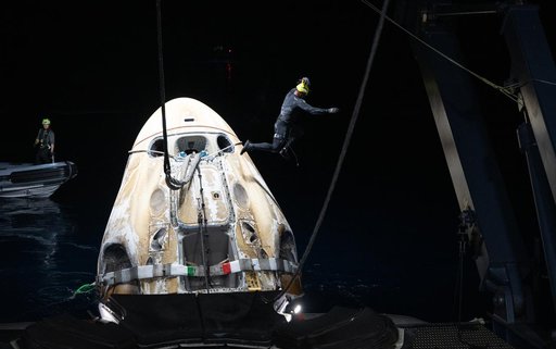 NASA’s SpaceX Crew-8 Splashdown