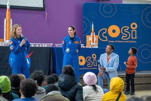 Expedition 70 Postflight visit to Watkins Elementary