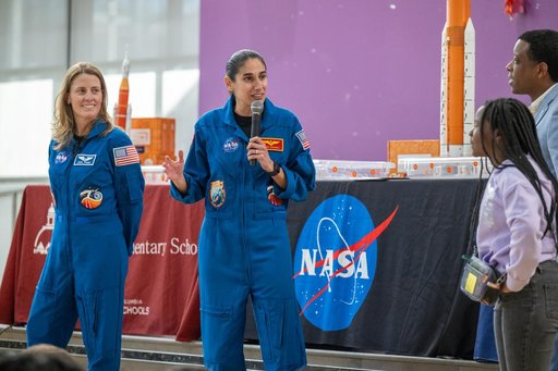 Expedition 70 Postflight visit to Watkins Elementary