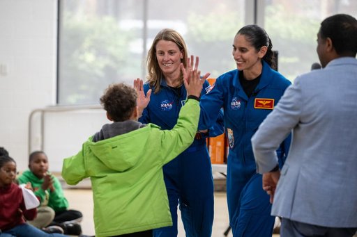 Expedition 70 Postflight visit to Watkins Elementary