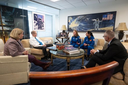 Expediton 70 Astronauts Meet with Agency Leadership