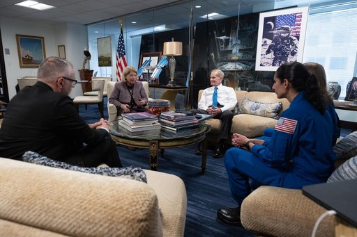 Expediton 70 Astronauts Meet with Agency Leadership