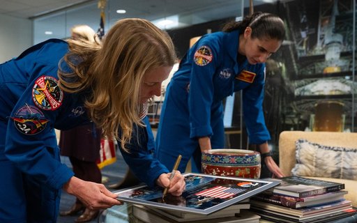 Expediton 70 Astronauts Meet with Agency Leadership