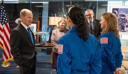 Expediton 70 Astronauts Meet with Agency Leadership